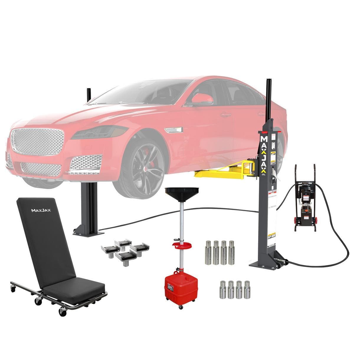 M7K 110V Portable Two-Post Garage Lift Ultimate Package