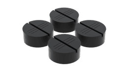 2-Post Slipover Pads Round Pad (4-Pack) 2