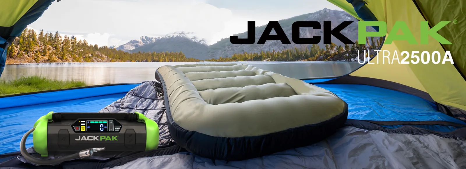 JackPak ULTRA2500A for cars, trucks, powersports and camping